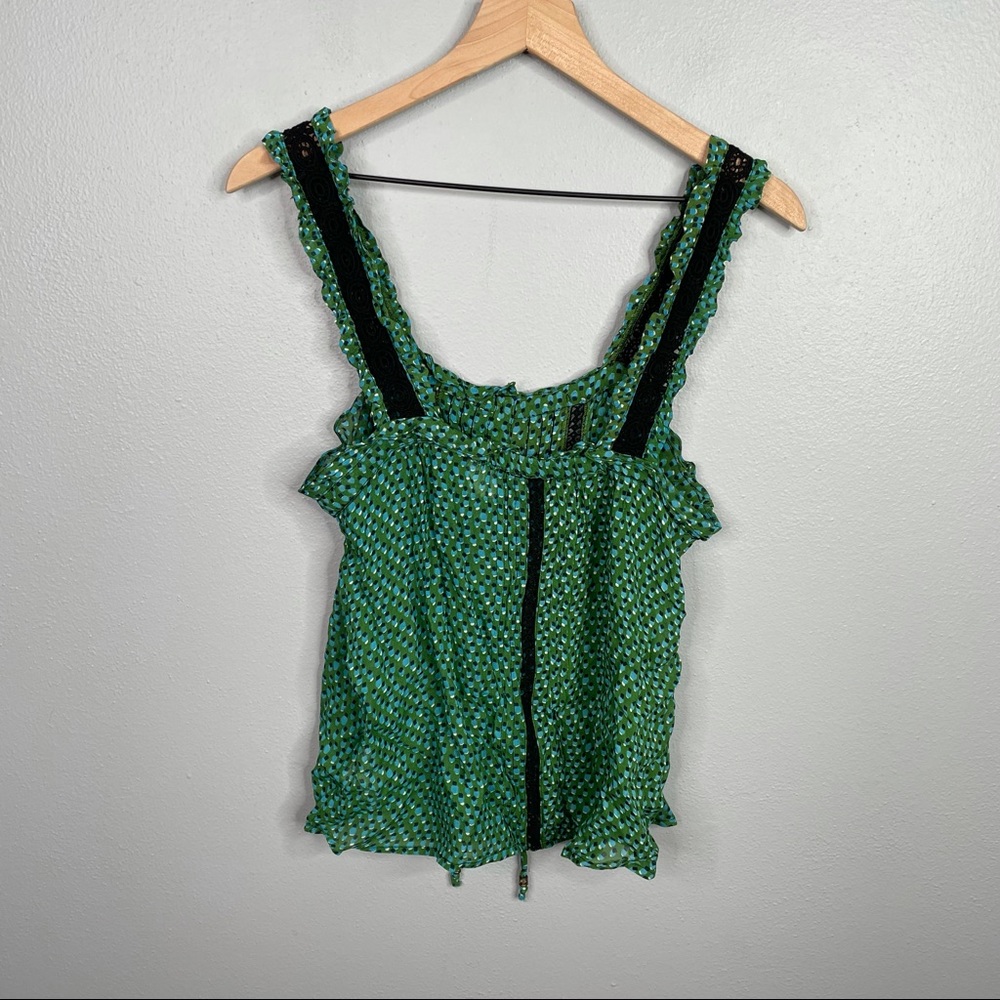 Anthropologie Green and Black Tank Top - Picture 8 of 13